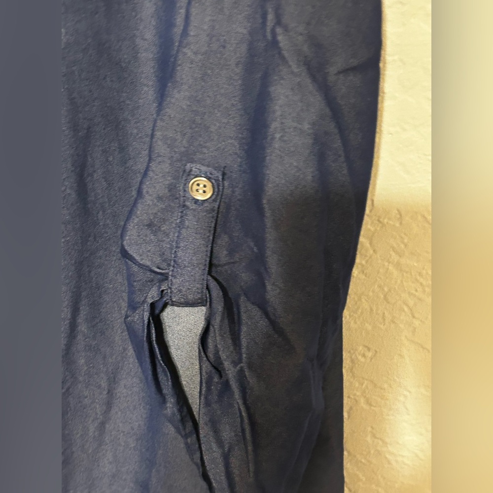 🚀Mile Gabrielle Navy Blue Dress size 1X GUC - Picture 7 of 8